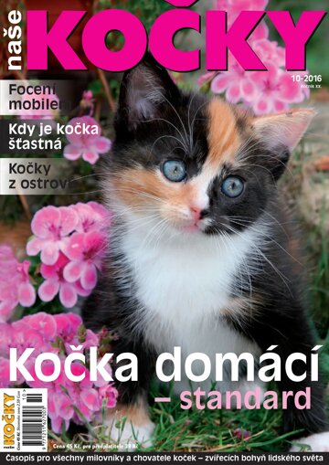 Obálka e-magazínu Naše kočky 10/2016