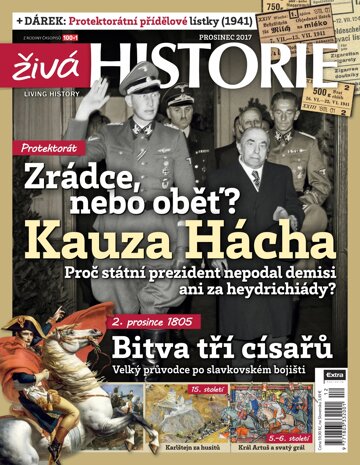 Obálka e-magazínu Živá historie 12/2017