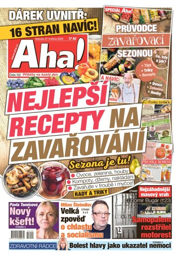 Obálka e-magazínu AHA! 27.5.2023
