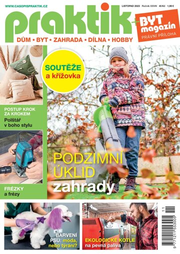 Obálka e-magazínu PRAKTIK & příloha Byt magazín 11/2023