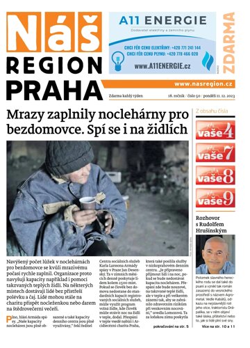 Obálka e-magazínu Náš Region - Praha 50/2023