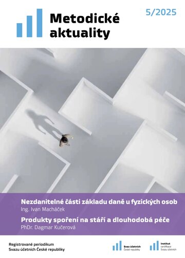 Obálka e-magazínu Metodické aktuality Svazu účetních 5/2025