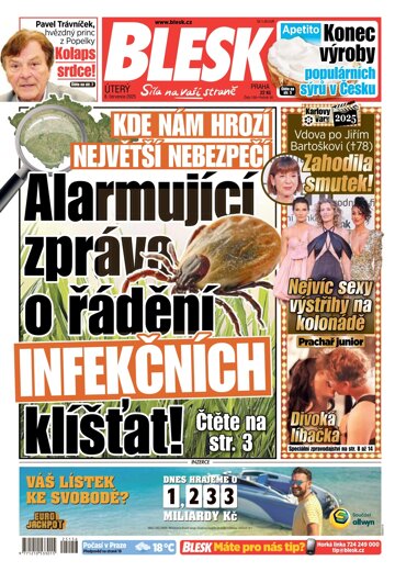 Obálka e-magazínu Blesk 8.7.2025