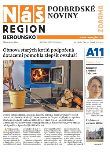 Obálka e-magazínu Náš Region - Berounsko 30/2025