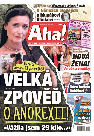 Obálka e-magazínu AHA! 20.9.2025