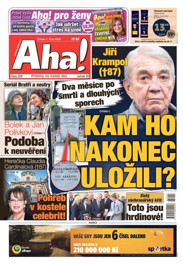 Obálka e-magazínu AHA! 1.10.2025