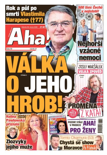 Obálka e-magazínu AHA! 28.2.2026