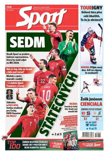 Obálka e-magazínu Sport 4.4.2026