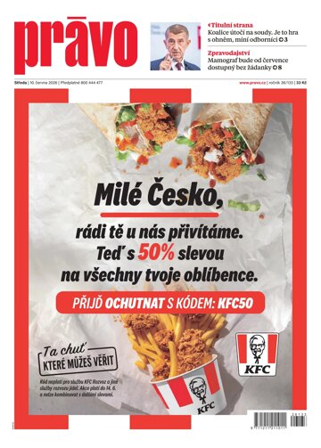 Obálka e-magazínu Deník Právo 10.6.2026
