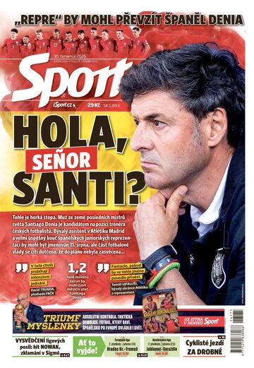 Obálka e-magazínu Sport 30.7.2026