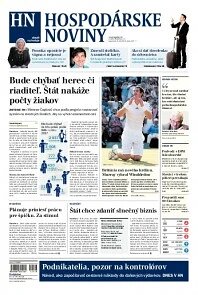 Obálka e-magazínu Hospodárske noviny 8.7.2013