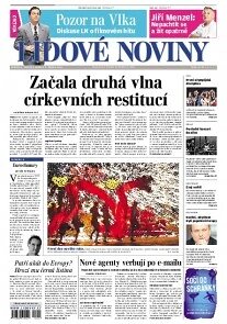 Obálka e-magazínu Lidové noviny 1.2.2014