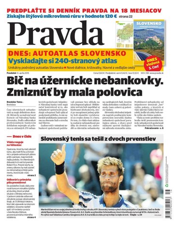 Obálka e-magazínu Pravda 13. 4. 2015