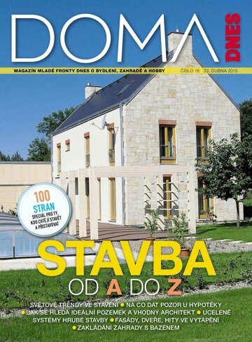 Obálka e-magazínu Doma DNES Magazín - 22.4.2015