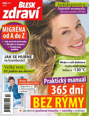 Obálka e-magazínu Blesk Zdraví 10/2015