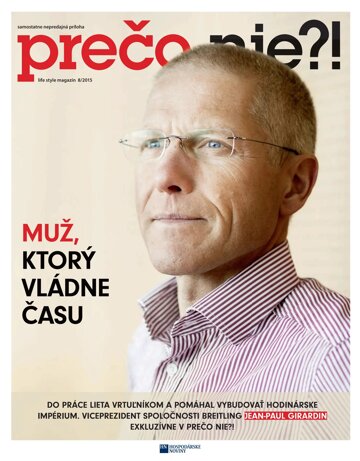 Obálka e-magazínu Prečo nie?! 8/2015