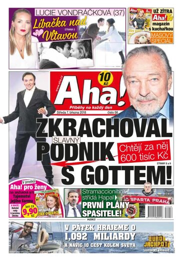 Obálka e-magazínu AHA! 7.3.2018