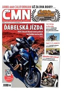 Obálka e-magazínu ČESKÉ MOTOCYKLOVÉ NOVINY 9/2011