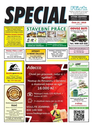 Obálka e-magazínu Special 14/2018