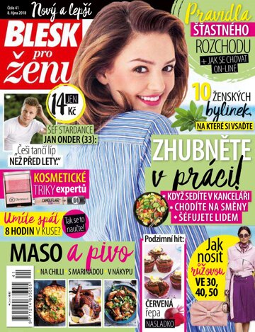 Obálka e-magazínu Blesk pro ženy 8.10.2018