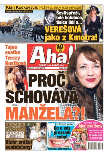 Obálka e-magazínu AHA! 13.10.2018