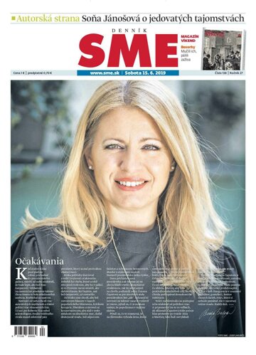 Obálka e-magazínu SME 15.6.2019