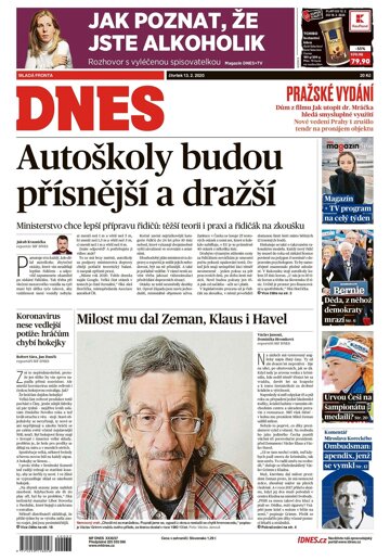 Obálka e-magazínu MF Dnes 13.2.2020