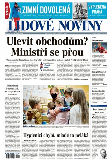 Obálka e-magazínu Lidové noviny 19.11.2020