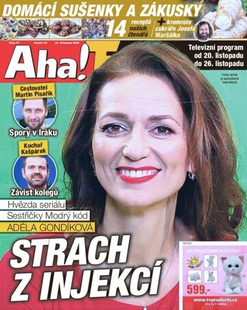 Obálka e-magazínu AHA! Tv - 19.11.2020