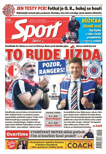 Obálka e-magazínu Sport 27.2.2021