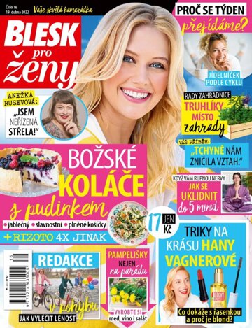 Obálka e-magazínu Blesk pro ženy 16/2022