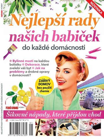 Obálka e-magazínu Knihovnička Paní domu - Hobby (Babiččiny rady) 1/22