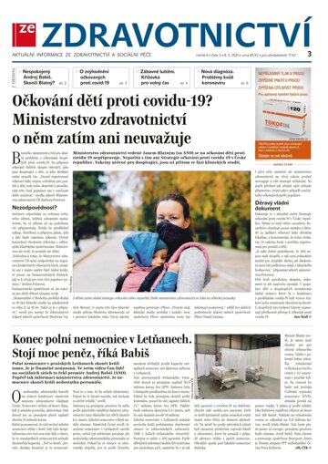 Obálka e-magazínu Ze Zdravotnictví 3/2021