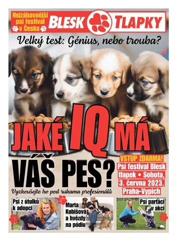 Obálka e-magazínu Příloha Blesk 2/2023 - TLAPKY