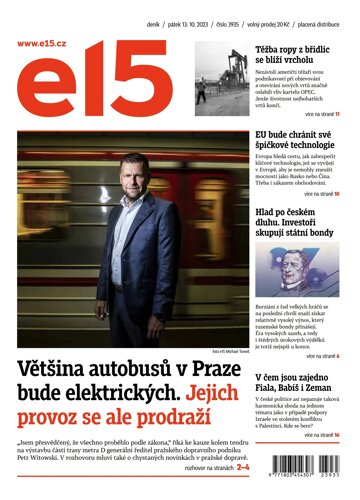 Obálka e-magazínu E15 13.10.2023