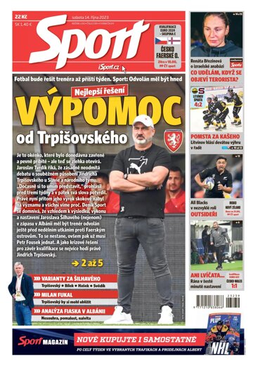 Obálka e-magazínu Sport 14.10.2023