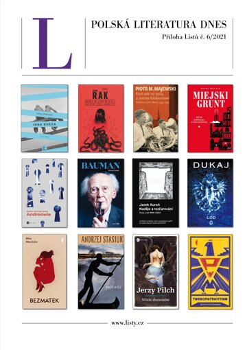 Obálka e-magazínu Polská literatura dnes / Mimořádná příloha Listů 6/2021