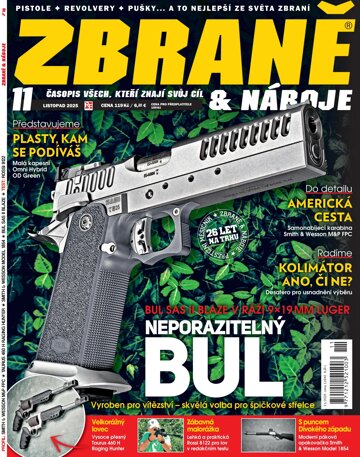 Obálka e-magazínu Zbraně & náboje 11/2025