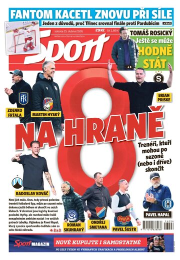 Obálka e-magazínu Sport 25.4.2026