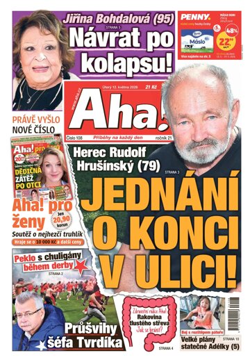 Obálka e-magazínu AHA! 12.5.2026