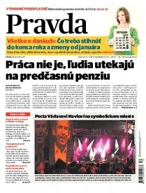 Obálka e-magazínu Pravda 28.12.2011