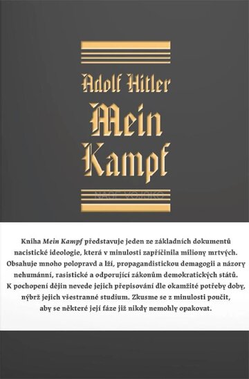 Obálka knihy Mein Kampf