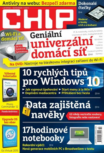 Obálka e-magazínu CHIP 11/2015