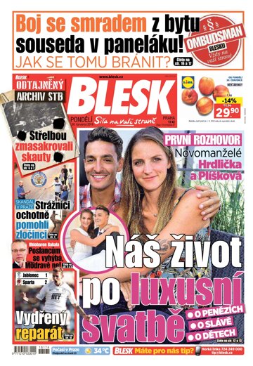 Obálka e-magazínu Blesk 30.7.2018