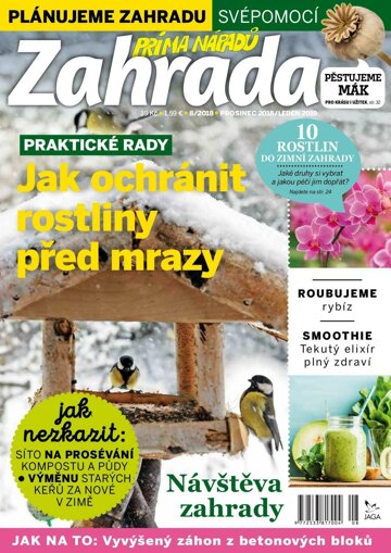 Obálka e-magazínu Zahrada prima nápadů 8/2018