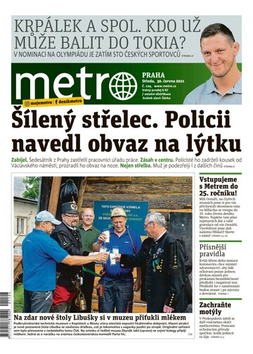 Obálka e-magazínu deník METRO 30.6.2021