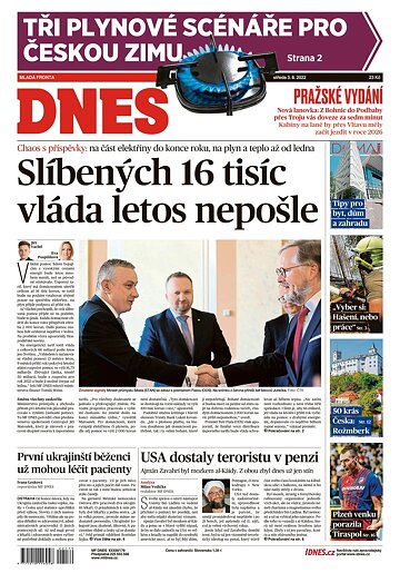 Obálka e-magazínu MF Dnes 3.8.2022