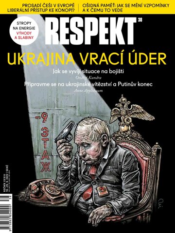 Obálka e-magazínu Respekt 38/2022