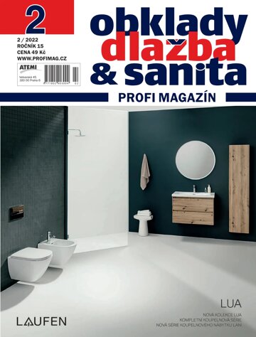 Obálka e-magazínu Obklady, dlažba & sanita 2/2022
