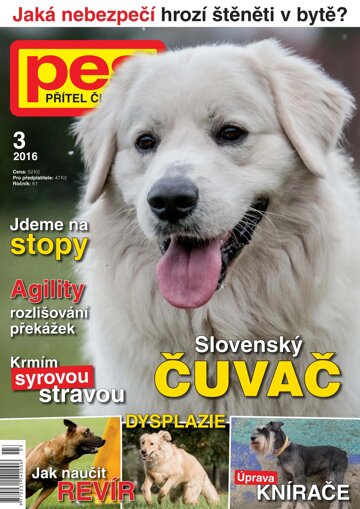 Obálka e-magazínu Pes přítel člověka 3/2016